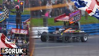 BriSCA F2 Stock Cars  UK Championship Skegness  14724 [upl. by Shabbir560]