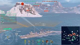 World of Warships  Highlight of Orage in Mode Shuffle  CVxDD😏 [upl. by Nabroc]