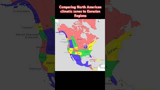 Comparing North American climatic zones to Eurasian Regions [upl. by Vitoria]