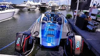 Full Palm Beach Boat Show 2024 WalkThrough and Boat Tours  Pibs Part 1 [upl. by Durston]