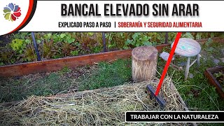 🔨 Como hacer BANCALES ELEVADOS  SIN ARAR LA TIERRA  Bancal de madera explicado paso a paso [upl. by Soisinoid]