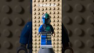 Lego Star Wars Old Mandalorian VS Mandalorian lego legostarwars mandalorian [upl. by Aihsenek]