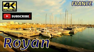 France 🇲🇫 Virtual walk around Port de RoyanMarina Royan 4K [upl. by Rahab550]