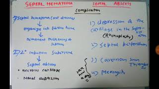 Part3 Complication SEPTAL HEMATOMA AND ABSCESS [upl. by Millham]