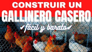 🐔COMO hacer un CORRAL para GALLINAS CASERO🏠🐔 👍FÁCIL Y 💲BARATO ¡TE SORPRENDERÁ [upl. by Hsaniva]