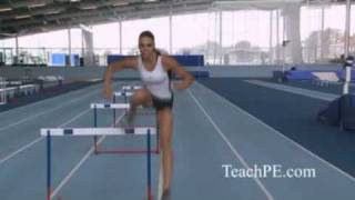 Improving Hurdle Technique  Trail leg drill [upl. by Ennayoj449]