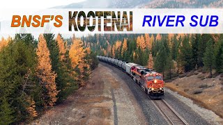 BNSFs Kootenai River Sub Through Idaho and Montana [upl. by Ylrehc]