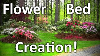 How to Create a Beautiful Landscape Bed  Flower Bed Ideas for Front Yard and Back yard [upl. by Lenore]