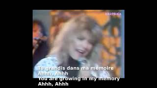 Babacar by France Gall LIVE MV English amp French Lyrics Anglais amp Francais Paroles [upl. by Leckie654]