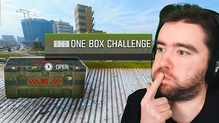 The ONE BOX CHALLENGE is a SICK JOKE Warzone [upl. by Azeret]