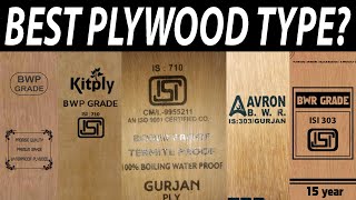 Types of Wood  Ply MDF Block Board Plywood MR Commercial BWR Marine BWP Particle Board [upl. by Clemmy838]