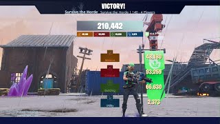 Fortnite STW SURVIVE THE HORDE SOLO part 2 [upl. by Ailemor]