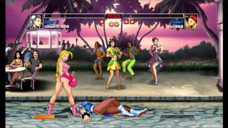 Super Street Fighter II Turbo HD remix Chun Li VS Cammy [upl. by Darby]