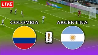 🔴Colombia vs Argentina  FIFA World Cup Qualifying CONMEBOL [upl. by Pega164]