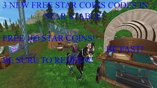 THREE NEW STAR COINS CODES IN STAR STABLE GET UP TO 100 FREE STAR COINS MAKE SURE TO REDEEM SSO [upl. by Davin728]