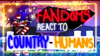 Fandoms React to Countryhumans [upl. by Delacourt]