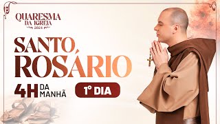 Santo Rosário  Quaresma 2024  0340  1° Dia  Live Ao vivo [upl. by Ynattir873]