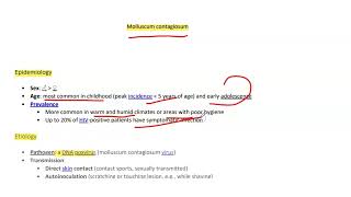 Molluscum Contagiosum [upl. by Nylrats]