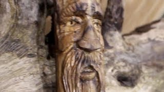 How to Carve a Wood Spirit  Full With Narration [upl. by Lily]