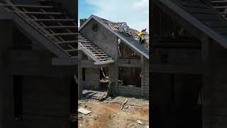 Roofing Works roofingwork roofing buildingconstruction trusswork [upl. by Aranahs]