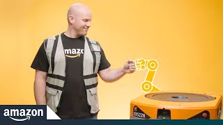 Whats it Like to Work with Robots at an Amazon Fulfillment Center  Amazon News [upl. by Gruver632]