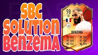 SBC SOLUTION BENZEMA 98  MADFUT 22 [upl. by Ribaj882]