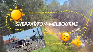 Shepparton  Melbourne  Train Trip [upl. by Ahseinad]