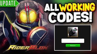 🎁ALL CODES🎁 RIDER BLOX ROBLOX CODES 2024  RIDER BLOX CODES 2024 [upl. by Farrington]