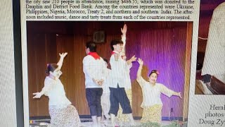 Tinikling dance performed during the Tapestry event 🇨🇦🇵🇭 folkdance [upl. by Arracahs]