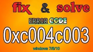 How To Fix Windows 108 Activation Error Code 0xC004c003 easy method 2020 in just 5 mint [upl. by Sharla]