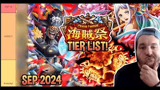 PvP Tier List One Piece Day 2024 [upl. by Kramal751]