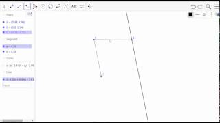 Constructing a rhombus using geogebra [upl. by Uase]