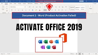 Activate Microsoft Office 2019  Product Activation Failed Office 2019  Fix in 2024 [upl. by Audris276]