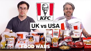 US vs UK KFC  Food Wars [upl. by Ardnikal]