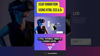 🚀 GSAP Animation Website  GSAP Tutorial  GSAP  GSAP Animated Website [upl. by Morna]