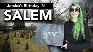 Jessicas Birthday in SALEMand Visiting the Salem Witchboard Museum 4K [upl. by Hairim]