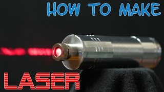 How to make a powerful burning laser from DVDrw [upl. by Aretak]