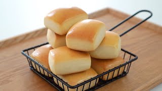 쫀쫀한 식감 틀없는 겹겹이 우유빵 맨빵만 먹어도 최고💯 Soft and Chewy Honey Milk Bread [upl. by Esli]