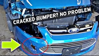 How to Fix Cracked Bumper Cover  Amazing Results [upl. by Deutsch]