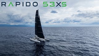 Rapido 53XS Sailing footage [upl. by Sirovart311]