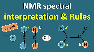 NMR spectroscopy in easy way  Part 3  Spectral interpretation and Rules [upl. by Tongue]