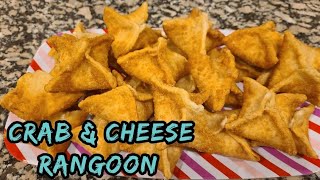 CRAB RANGOON  QUICK amp EASY RECIPE CRAB amp CHEESE WONTONS [upl. by Zullo60]