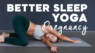 Schwangerschaftsyoga  Yoga Abendroutine  Prenatal Yoga for Better Sleep 😴 [upl. by Ave889]