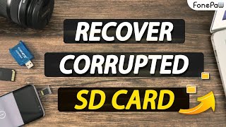 How to Recover DataFiles from Corrupted SD Card 2023 2 EASY WAYS [upl. by Octavla352]