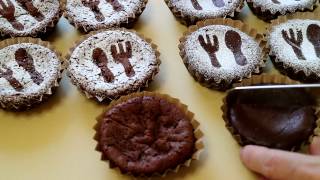 Chocolate cakes with 2 different chocolate チョコで変わるケーキの焼き上がり [upl. by Casper639]