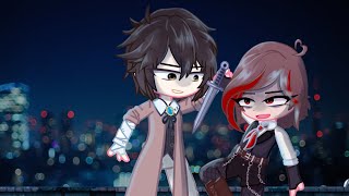 CANT CONTROL MY BODY  Dazai and Iris Ft Akutagawa and Suki  BSD AU [upl. by Hannej]