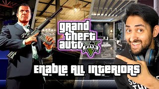 HOW TO INSTALL ENABLE ALL INTERIORS  GTA 5 Mods 2024  HindiUrdu  THE NOOB [upl. by Rehpotsyrhc]