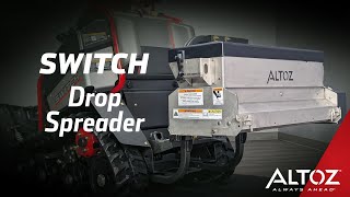 Switch  DROP SPREADER attachment Deicing with Altoz Switch variable speed empty alert and more [upl. by Jaye]