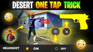 Secret Desert Eagle Headshot Trick amp Setting 100 Working 😱  Free Fire [upl. by Lorene]