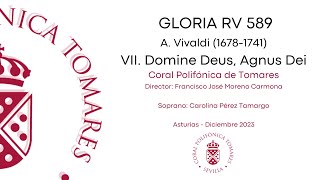 Vivaldi Gloria  VII Domine Deus Agnus Dei  Coral Polifónica de Tomares [upl. by Dorita63]